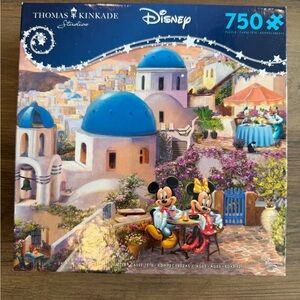 Thomas Kinkade Disney Mickey Mouse Santorini Puzzle
